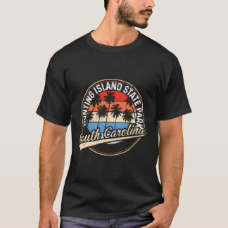 Camiseta Vintage Hunting Island State Park Carolina do Sul