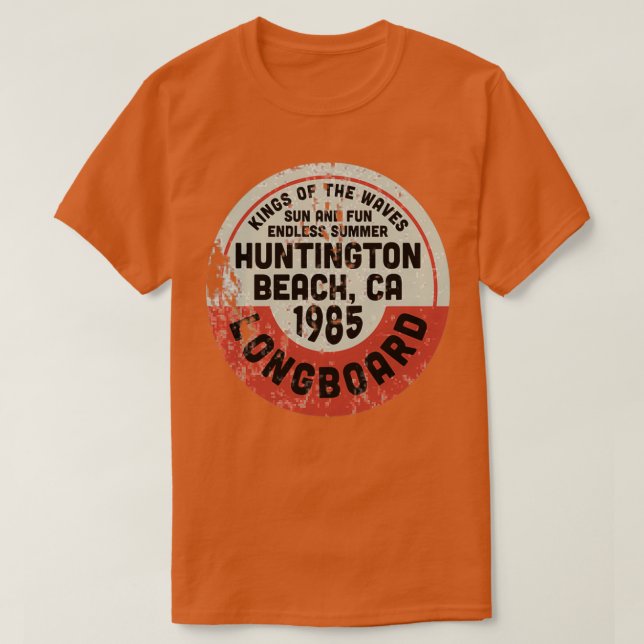 Camiseta Vintage Huntington Beach (Frente do Design)