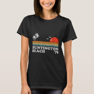 Camiseta Vintage Huntington Beach California Retro Surfing