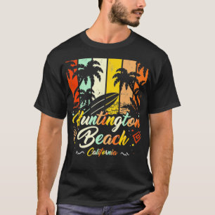 Camiseta Vintage Huntington Beach California Surfing Retro