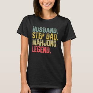 Camiseta Vintage Husband Step Pai Mahjong Legend