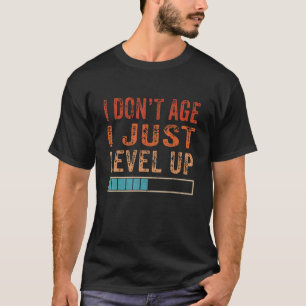 Camiseta Vintage I don't Agm I Simplesmente Level Up Gamer