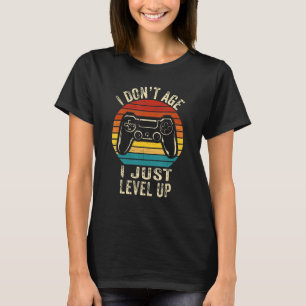 Camiseta Vintage I don't Agm I Simplesmente Level Up Gamer