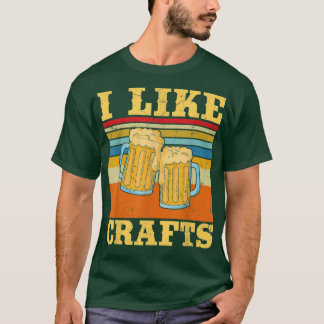 Camiseta Vintage I Like Artesanato Beer 