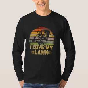 Camiseta Vintage I Love My Lawing Grass Cutter L
