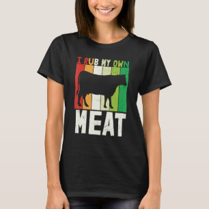 Camiseta Vintage I Rub My Meat Culinary Chef Cook Coo