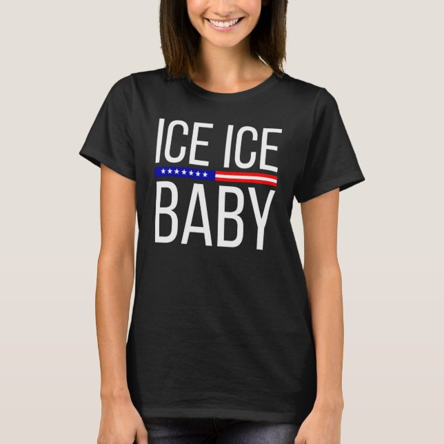 Camiseta Vintage Ice Ice Baby Funny Trump (Frente)