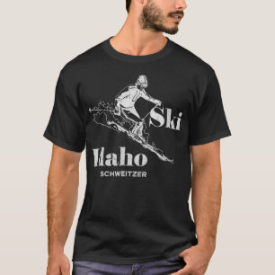Camiseta Vintage Idaho Schweitzer Skiing