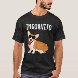 Camiseta Vintage Incorgnito Funny Corgi Lover Gift