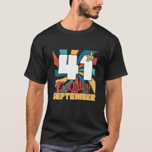 Camiseta Vintage Incrível Setembro De 1980 41Rua Dia 41 An