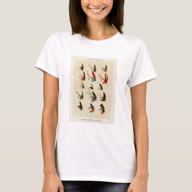 Camiseta Vintage Insect Trout Voa Asas (Frente)