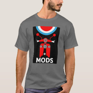 Camiseta Vintage Inspirou Os Mods E Rockers Britânicos