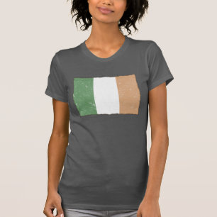Camiseta Vintage Irish Flag Women