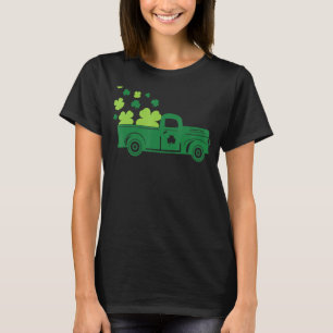 Camiseta Vintage Irish Shamrock Fazenda Truck Funny Rua Pat