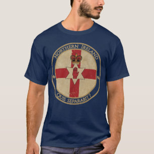 Camiseta Vintage Irlanda do Norte Ulster Escoceses Europa E