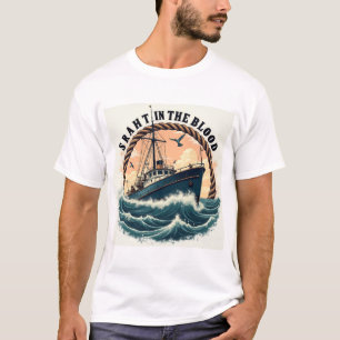 Camiseta Vintage Irmandade de Pesca no Porto de Ma