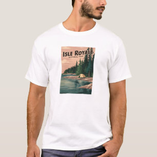 Camiseta Vintage Isle Royale National Park Art