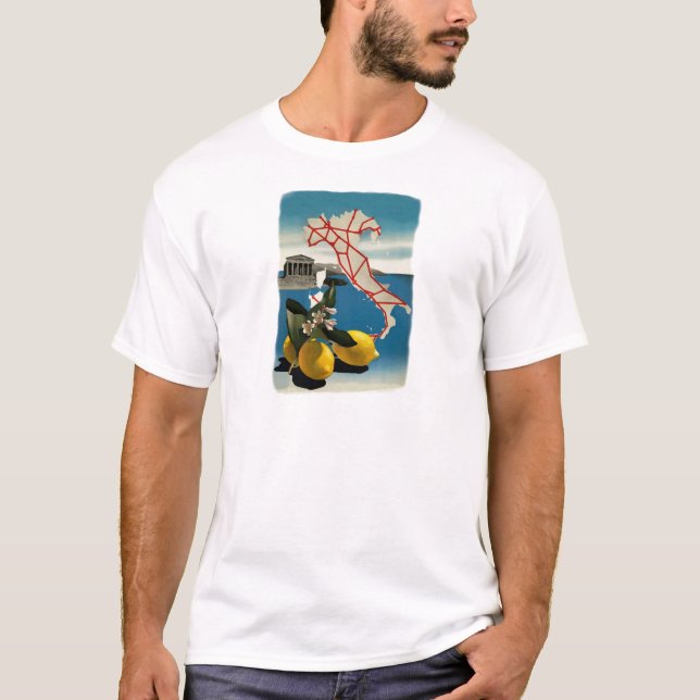 Camiseta Vintage Itália Viagem (Frente)
