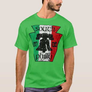 Camiseta Vintage Italiana Flag Liberty Bell Philly Fan Phil
