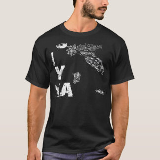 Camiseta Vintage It's In My DNA Italy Fingerprint Map Itali