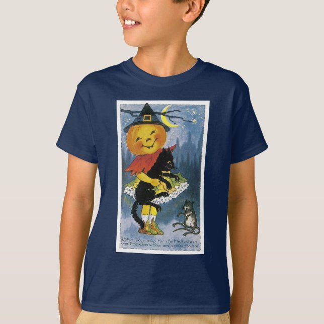 Camiseta Vintage Jack o' Lanterna Child (Frente)
