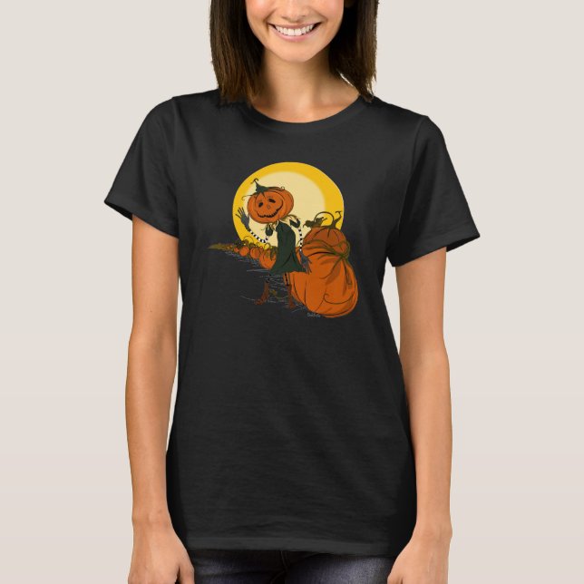 Camiseta Vintage Jackolantern Halloween T-Shirt (Frente)