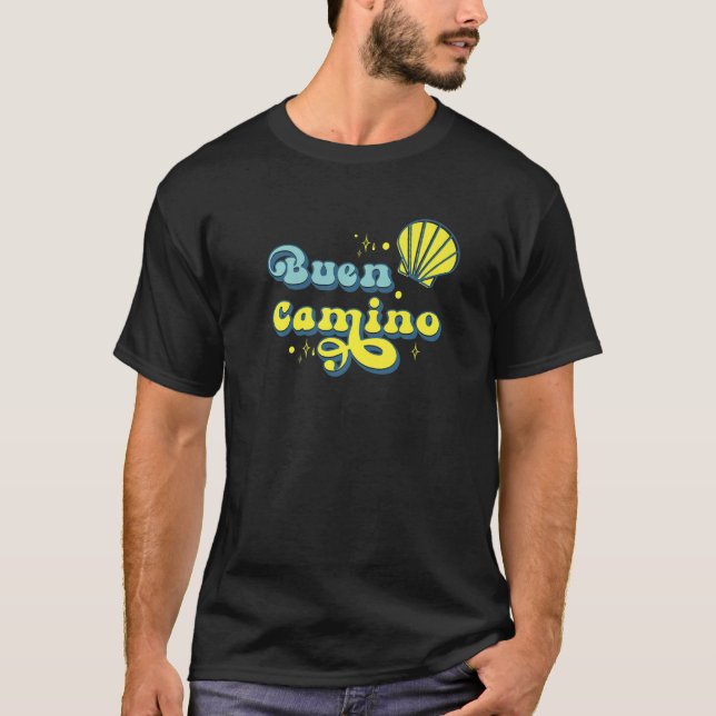 Camiseta Vintage Jakobsweg Buen Camino Pilgrim Salute (Frente)
