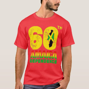 Camiseta Vintage Jamaica 60th Independence Day 2022 Jamaica