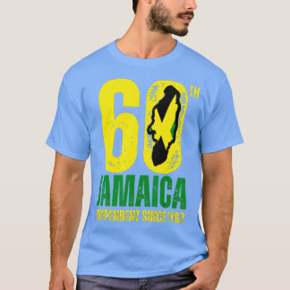 Camiseta Vintage Jamaica 60th Independence Day 2022 Jamaica