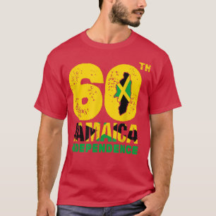 Camiseta Vintage Jamaica 60th Independence Day 2022 Jamaica