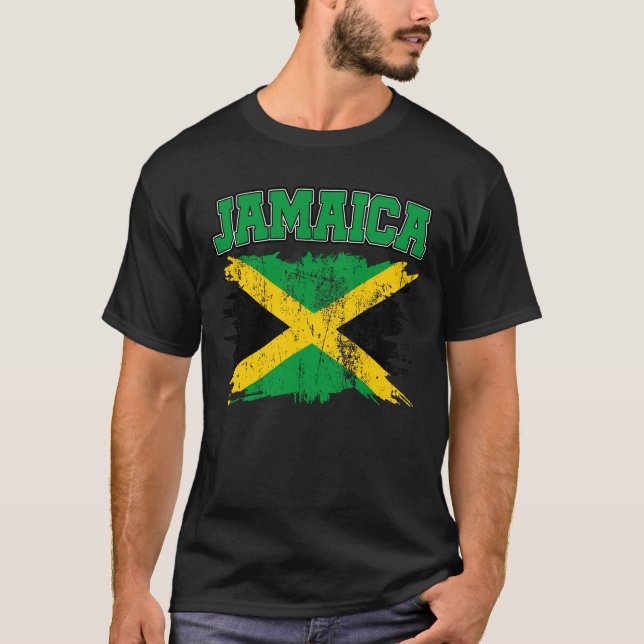 Camiseta Vintage Jamaica Jamaican Pride (Frente)