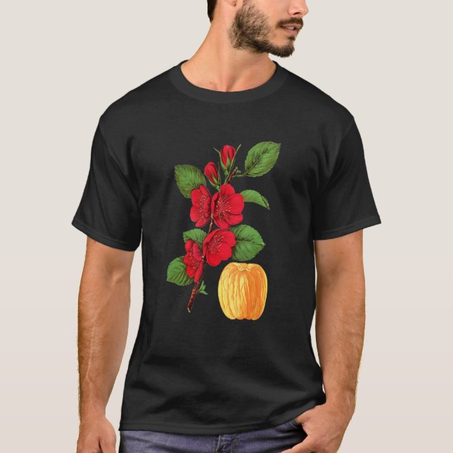 Camiseta Vintage Japan Quince Tree Botanic Specifications (Frente)
