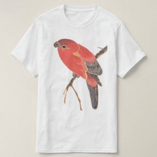 Camiseta Vintage Japanese Style Red Bird Design Graphic