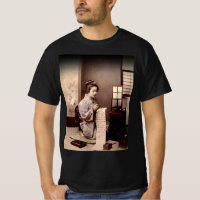 Vintage Japonês Geisha - Letra Writer