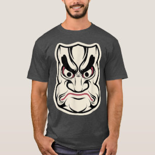 Camiseta Vintage Japonês Mask Japan Designs Vintage Mask A