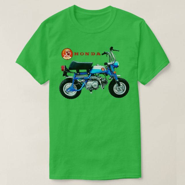 Camiseta Vintage Japonês Mini Bike (Frente do Design)