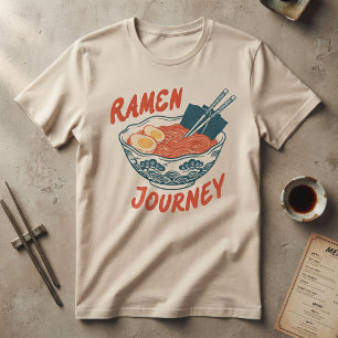 Camiseta Vintage Japonesa Ramen Journey Bowl