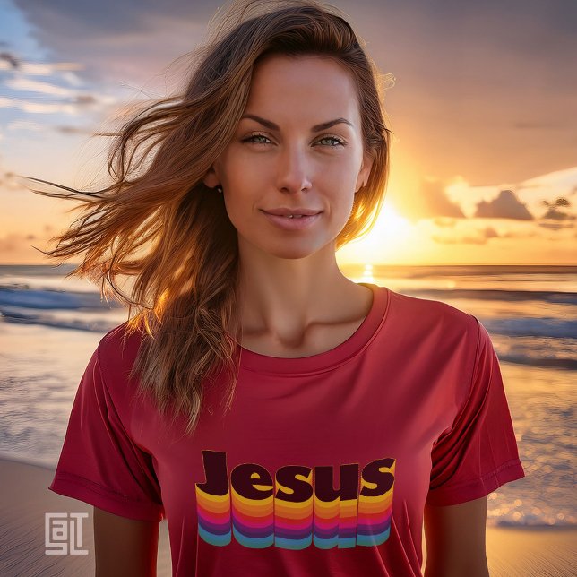 Camiseta Vintage Jesus Waves (Criador carregado)