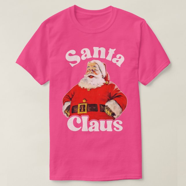 Camiseta Vintage Jolly Santa Claus (Frente do Design)