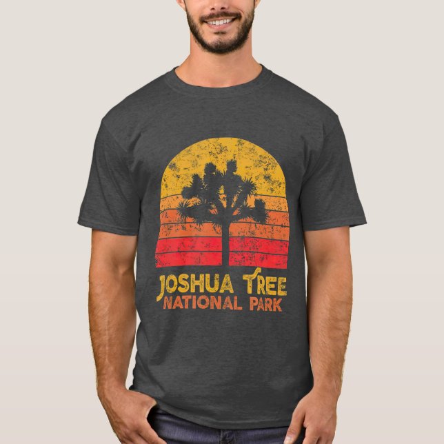 Camiseta Vintage Joshua Tree National Park Retro (Frente)