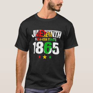 Camiseta Vintage Junenésimo Free-Ish Desde 1865 História Ne