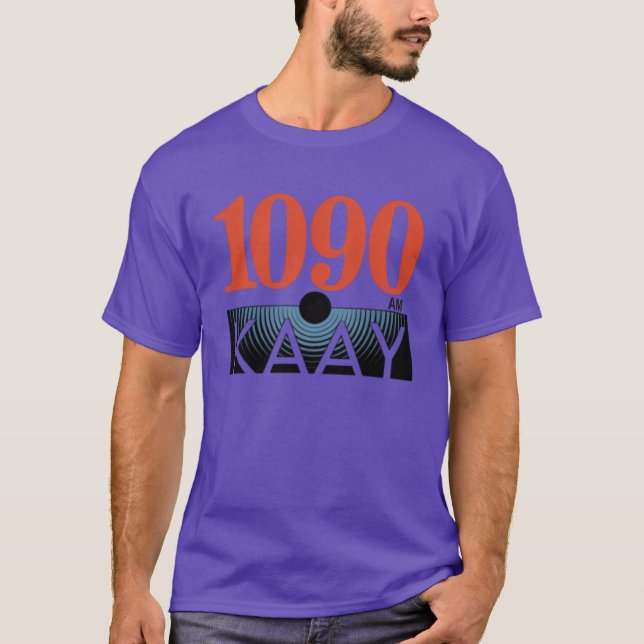 Camiseta Vintage KAAY 1090 AM, Arkansas (Frente)