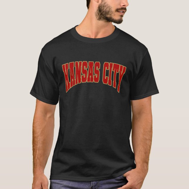 Camiseta Vintage Kansas City K C (Frente)