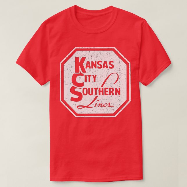 Camiseta Vintage Kansas City Southern Lines (Frente do Design)