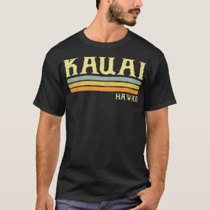 Camiseta Vintage Kauai Retro Hawaii Gift Souvenir