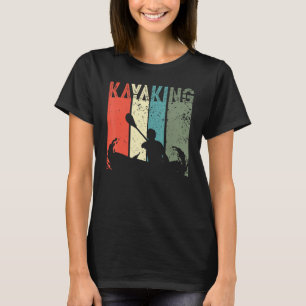 Camiseta Vintage Kayaking Man & Women Retro Rafando Pro Ka