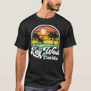 Camiseta Vintage Key West Florida Keys Retro 70s Beach Vaca