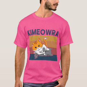 Camiseta Vintage Kimeowra Jiu Jitsu Kimura N' Kawaii Cat