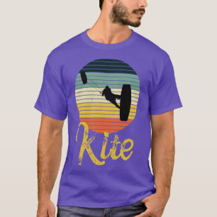 Camiseta Vintage Kitesurfing Retro Design