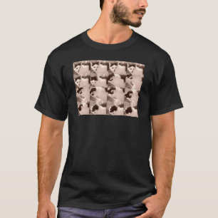 Camiseta Vintage Kitty Cat/Black & White Photo